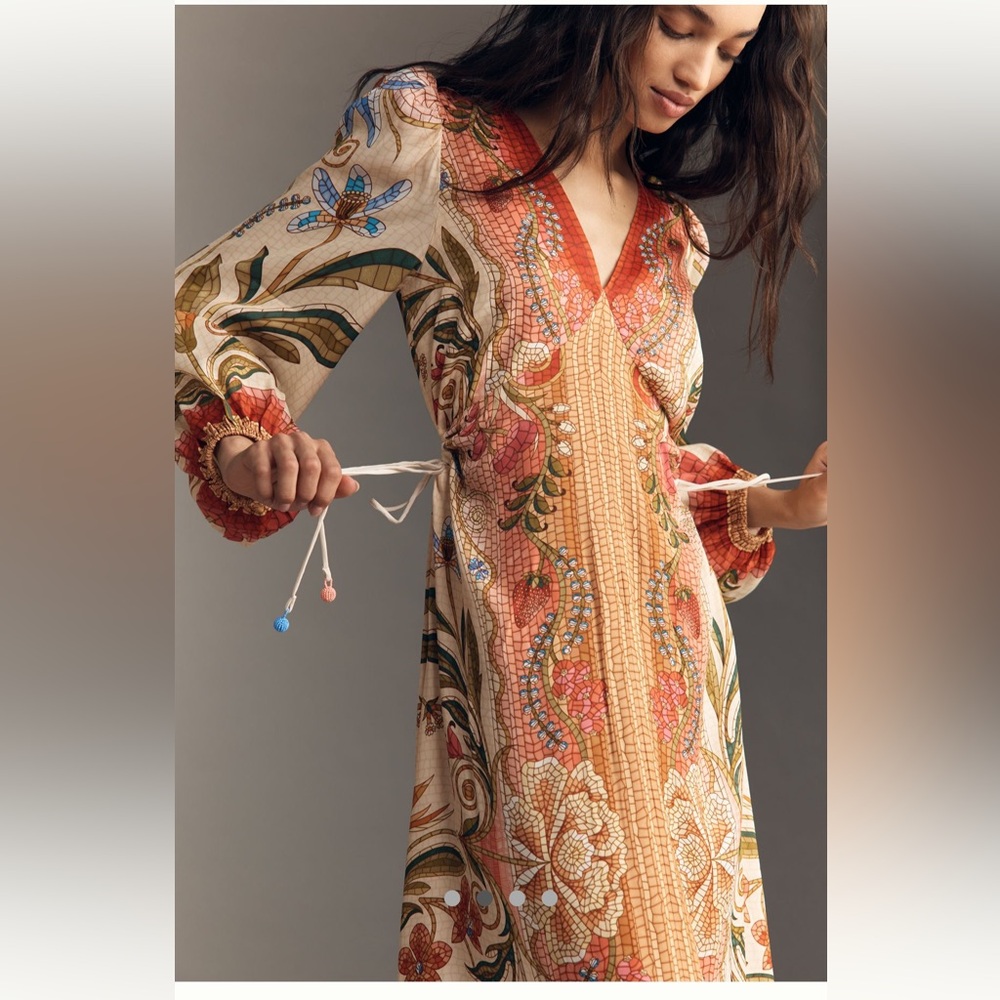 Farm Rio X Anthropologie maxi dress - Picture 2 of 4